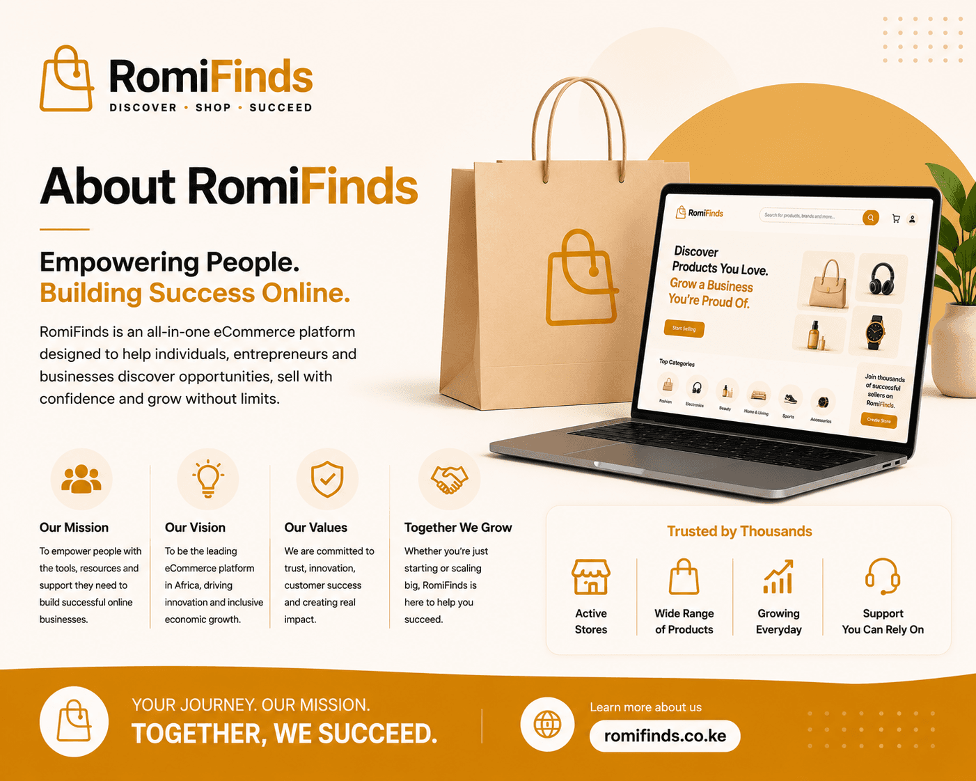 About RomiFinds marketplace